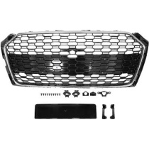AUDI A5 F5 16-19 (med Kamera) Krom/svart Sportgrill RS-Look (med PDC) DIEDERICHS